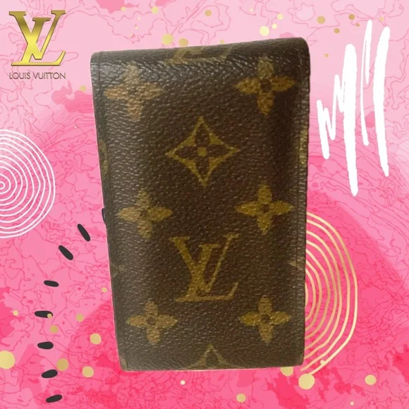 Louis Vuitton Brown and Gold Monogram Cigarette/Accessory Case..no callouts - Picture 4 of 7